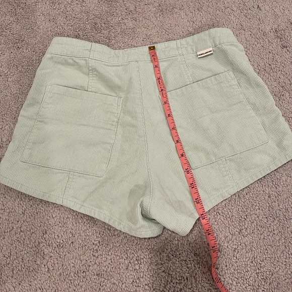 Billabong Size 28 Corduroy Shorts, soft mint green. - Picture 5 of 8